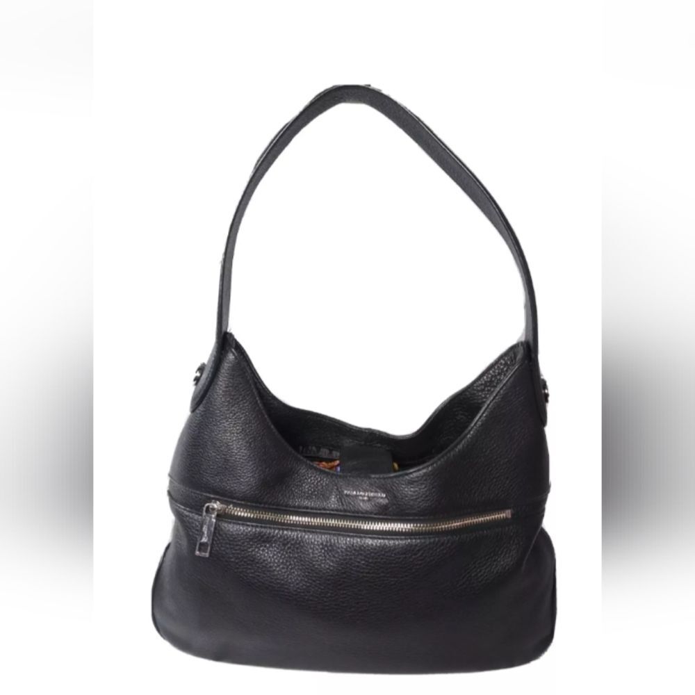 Karl Lagerfeld Paris Martina Leather Hobo Bag Shoulder Bag Retail